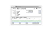 credit card invoice